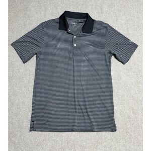 Walter Hagen Polo Shirt Mens Small Striped Golf Performance Lightweight Breathab